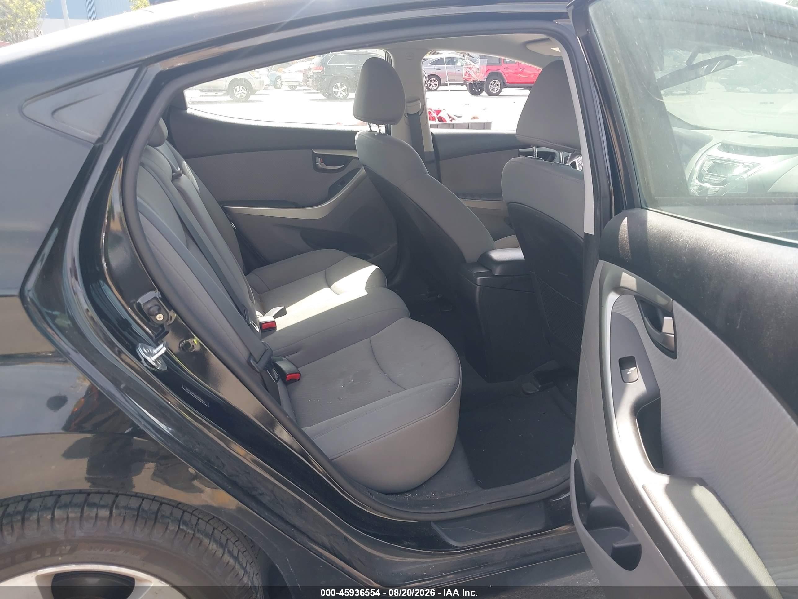 2012 Hyundai Elantra Gls Black vin: 5NPDH4AE0CH090642