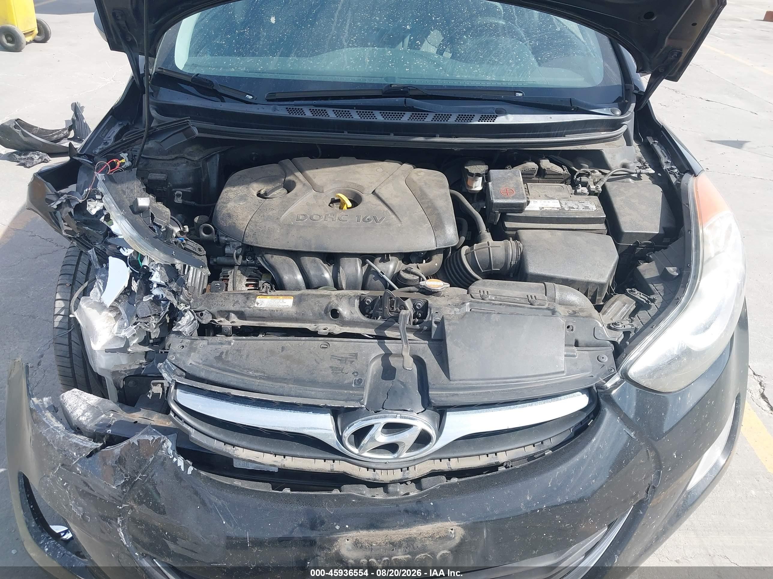 2012 Hyundai Elantra Gls Black vin: 5NPDH4AE0CH090642