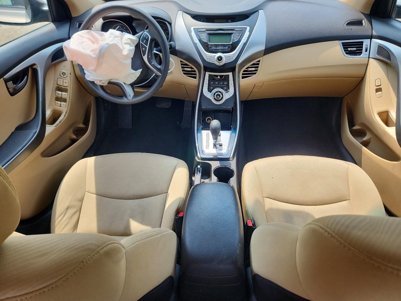 2012 Hyundai Elantra Gls Gray vin: 5NPDH4AE0CH090737
