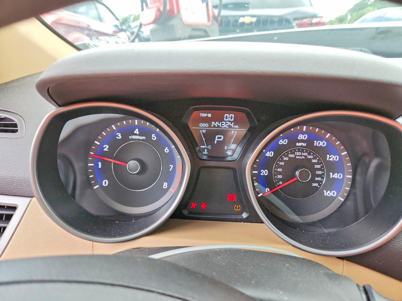 2012 Hyundai Elantra Gls Gray vin: 5NPDH4AE0CH090737
