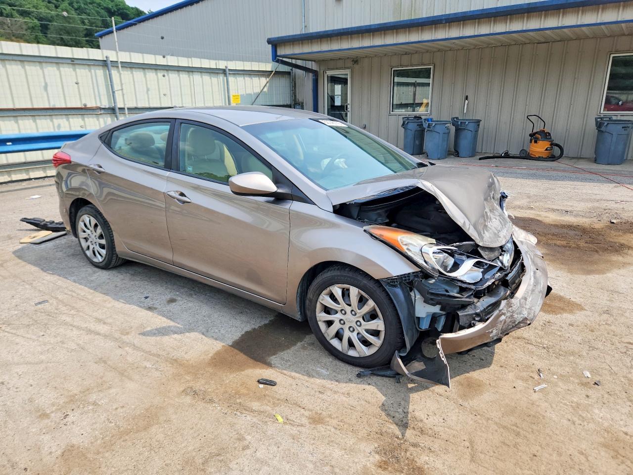 2012 Hyundai Elantra Gls Gray vin: 5NPDH4AE0CH090737