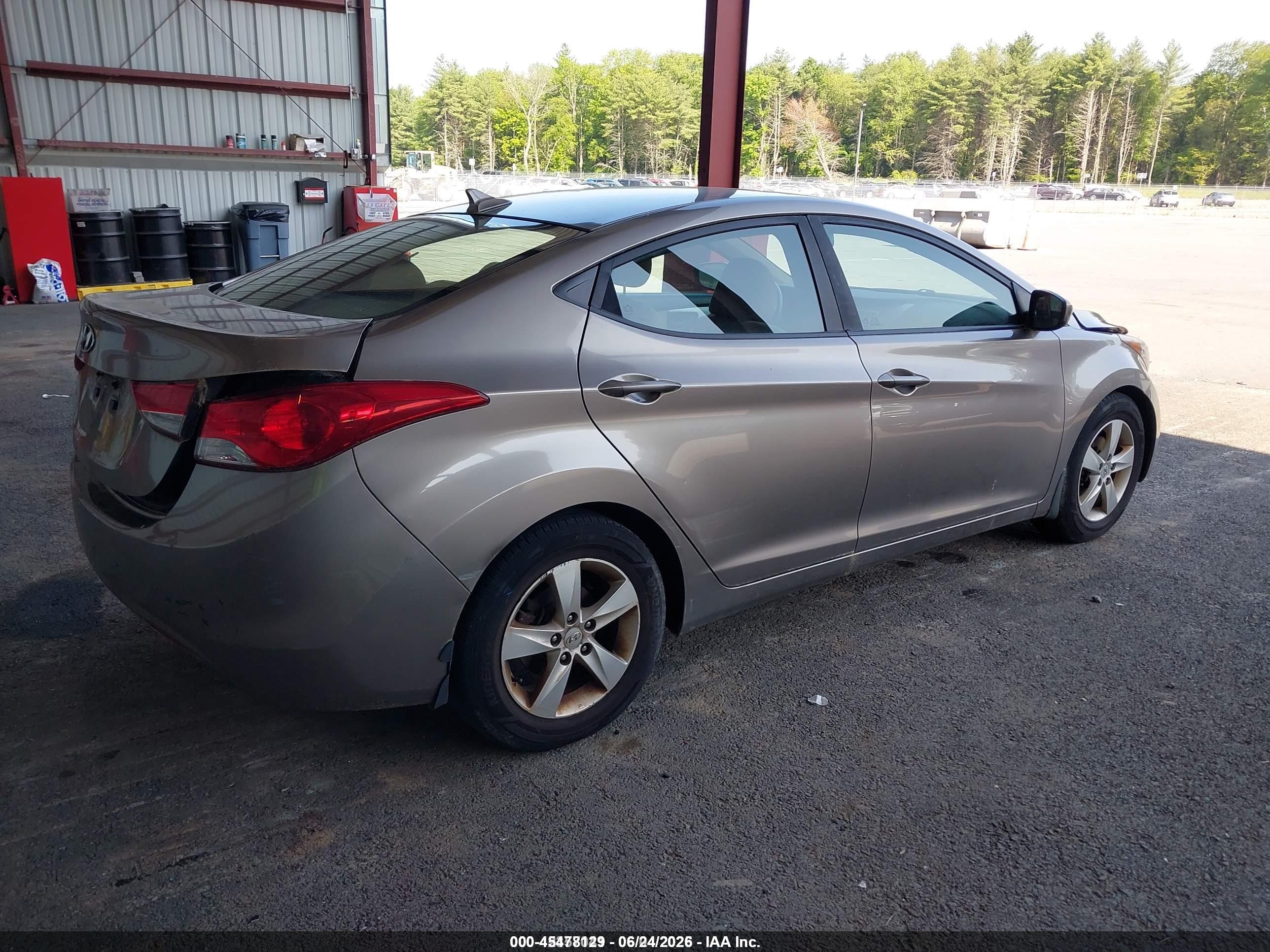 2012 Hyundai Elantra Gls Champagne vin: 5NPDH4AE0CH092259