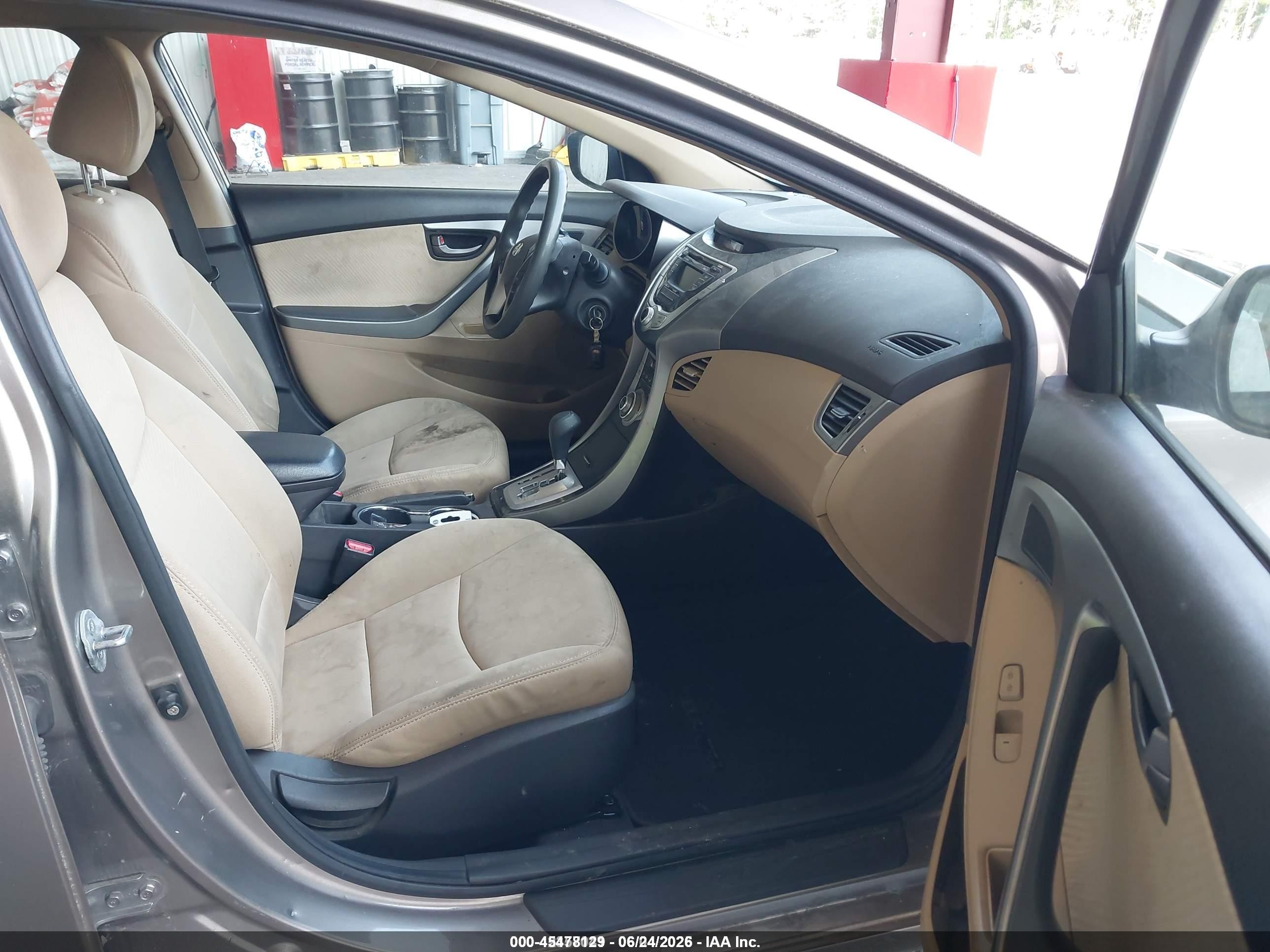 2012 Hyundai Elantra Gls Champagne vin: 5NPDH4AE0CH092259