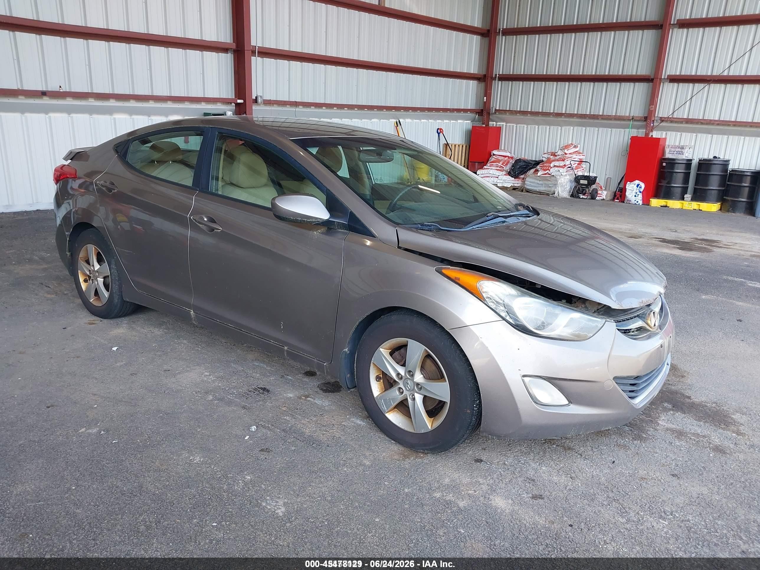 2012 Hyundai Elantra Gls Champagne vin: 5NPDH4AE0CH092259