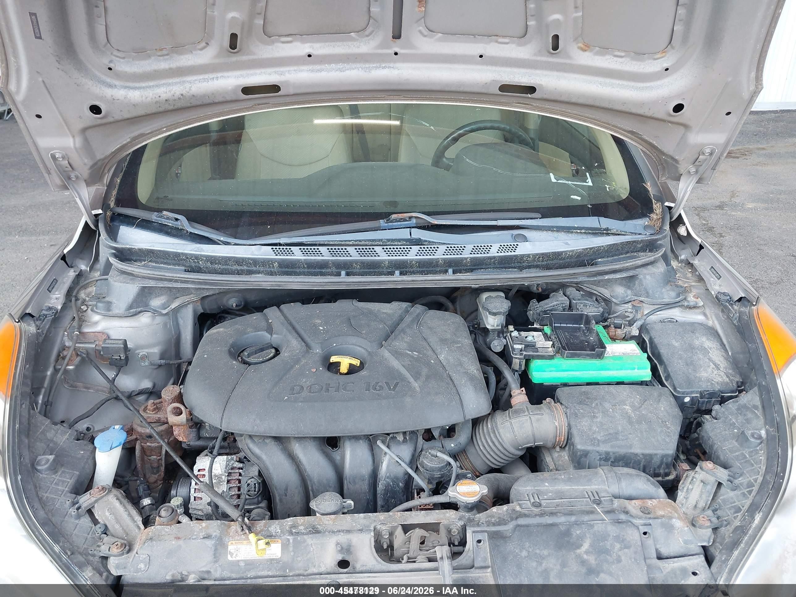 2012 Hyundai Elantra Gls Champagne vin: 5NPDH4AE0CH092259