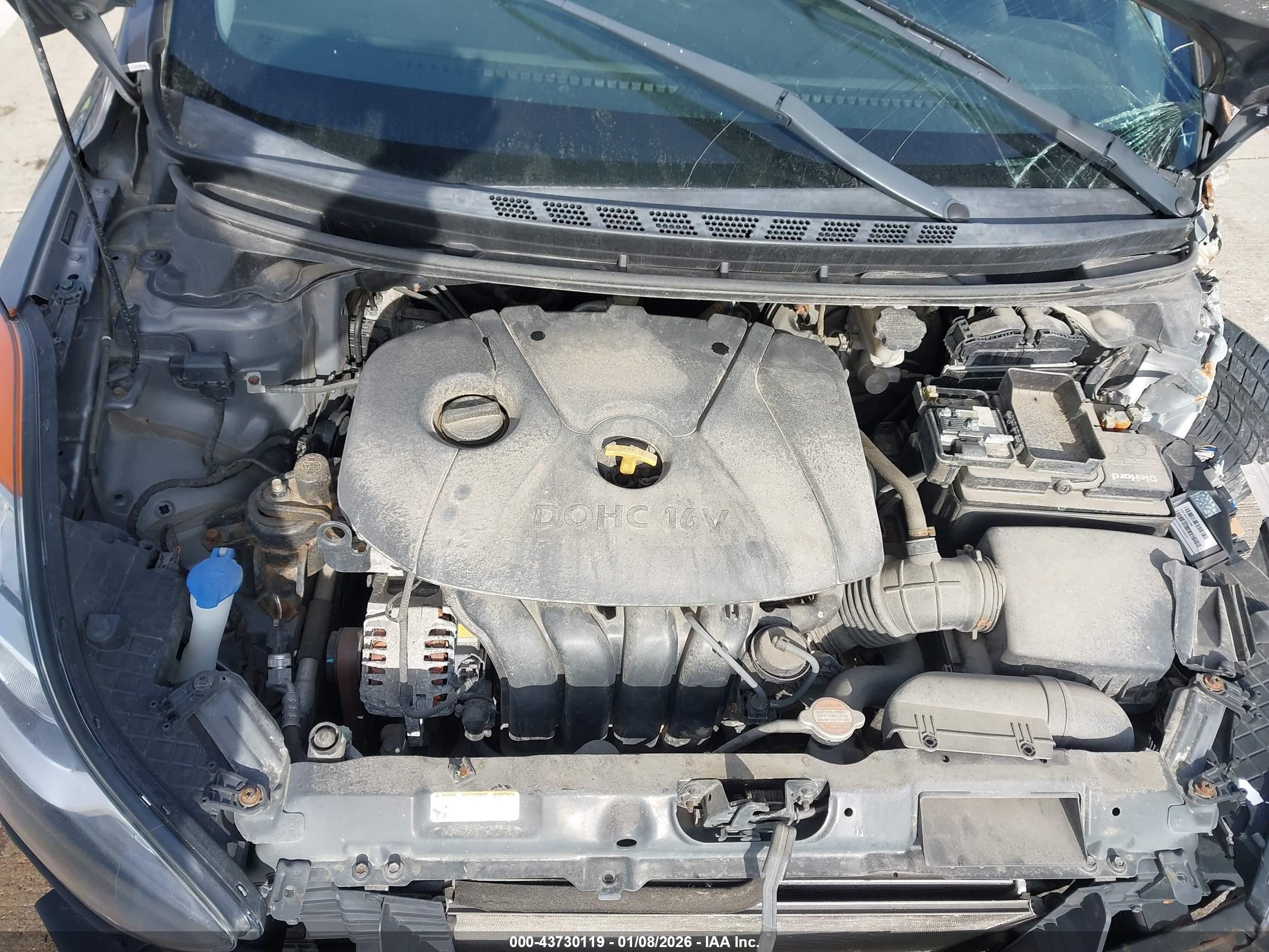 2012 Hyundai Elantra Gls Gray vin: 5NPDH4AE0CH093749