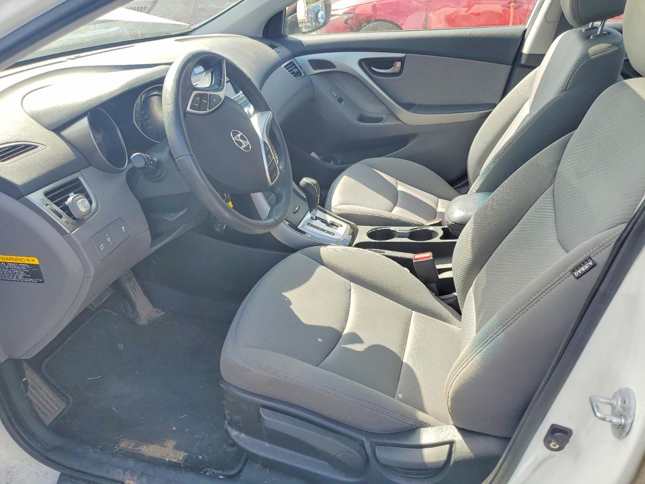 2012 Hyundai Elantra Gls White vin: 5NPDH4AE0CH094125