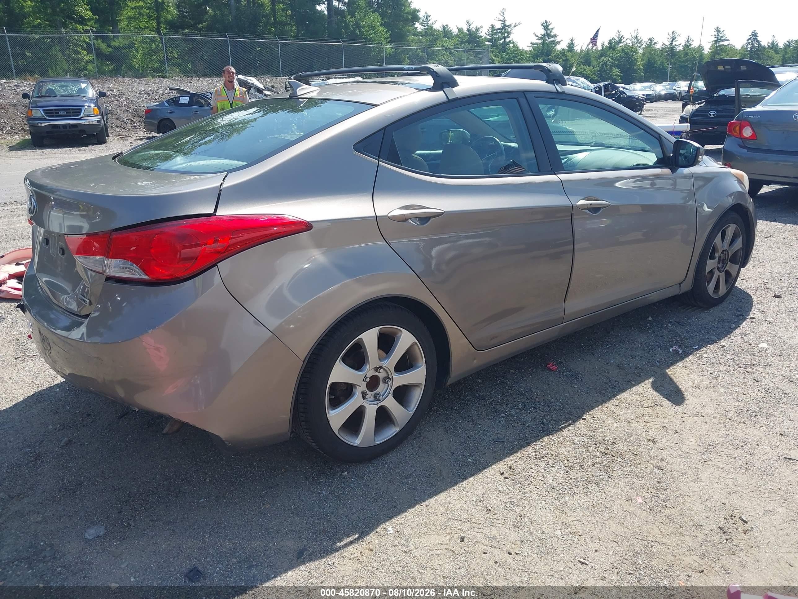 2012 Hyundai Elantra Limited Gold vin: 5NPDH4AE0CH095291