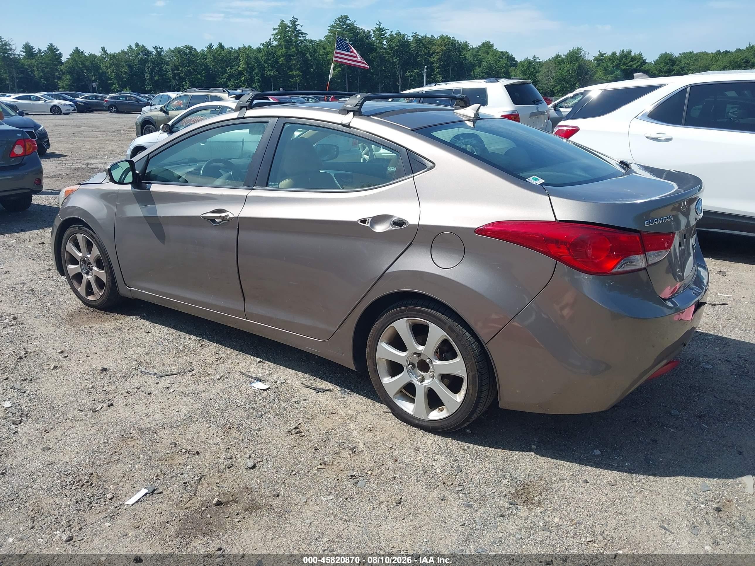 2012 Hyundai Elantra Limited Gold vin: 5NPDH4AE0CH095291