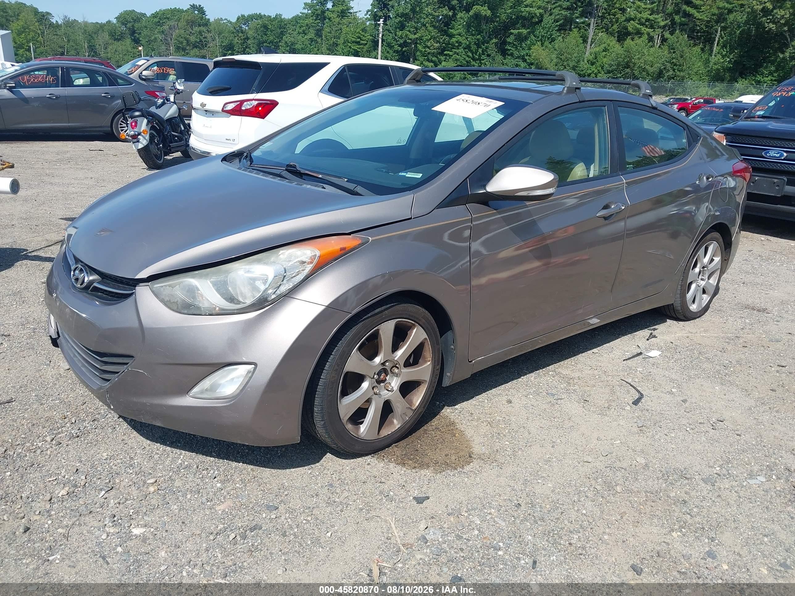 2012 Hyundai Elantra Limited Gold vin: 5NPDH4AE0CH095291