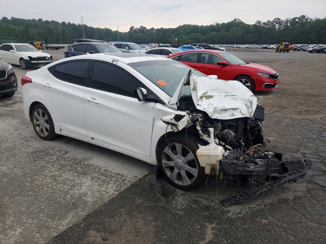 2012 Hyundai Elantra Limited Silver vin: 5NPDH4AE0CH100246