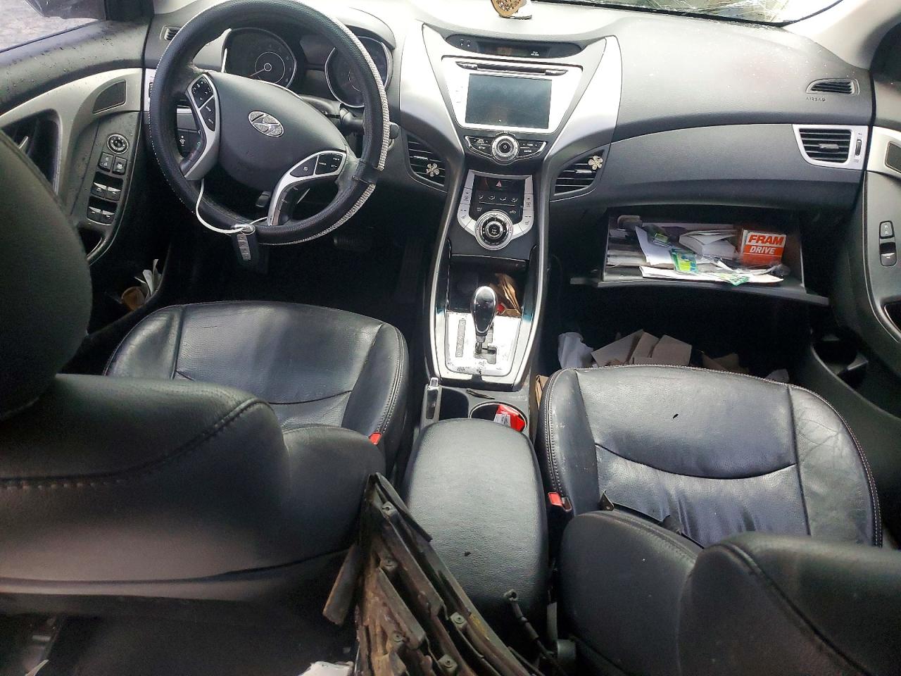 2012 Hyundai Elantra Limited Silver vin: 5NPDH4AE0CH100246