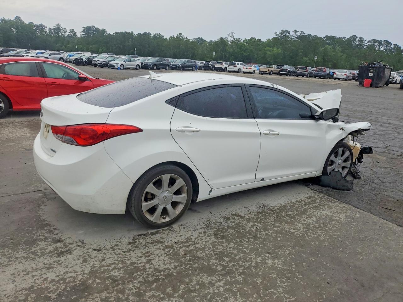 2012 Hyundai Elantra Limited Silver vin: 5NPDH4AE0CH100246