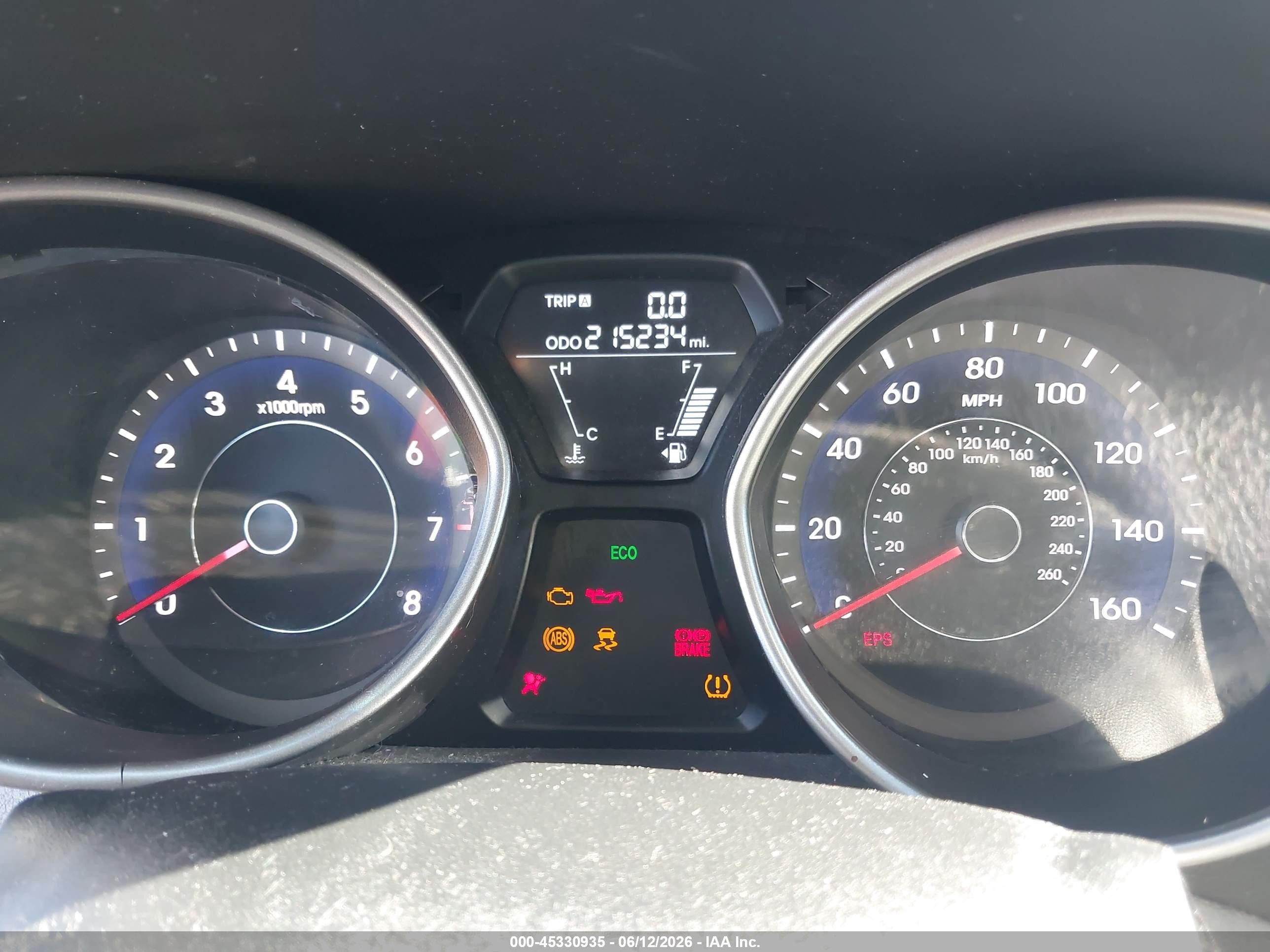 2012 Hyundai Elantra Gls Blue vin: 5NPDH4AE0CH106046