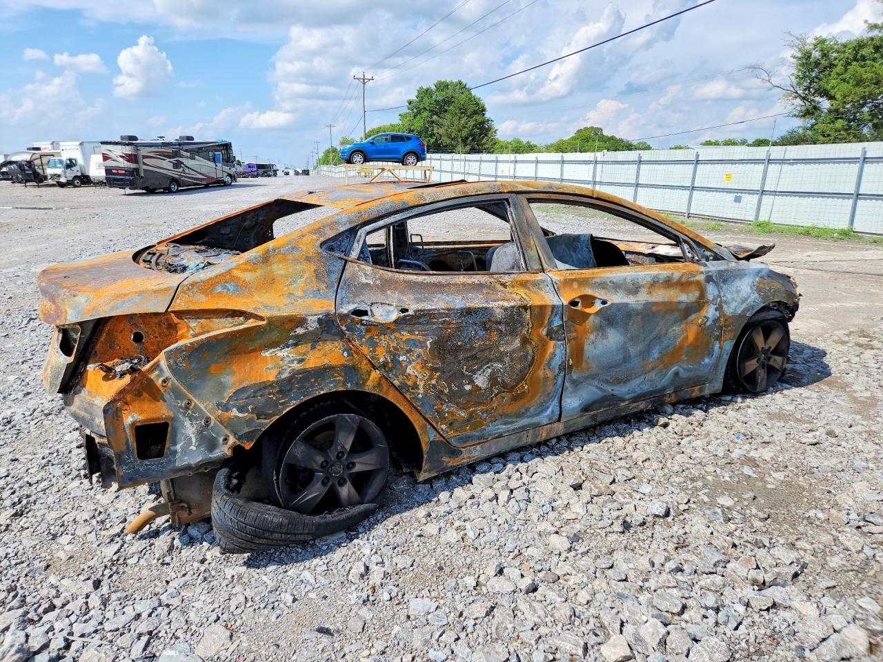 2012 Hyundai Elantra Gls Burn vin: 5NPDH4AE0CH113501