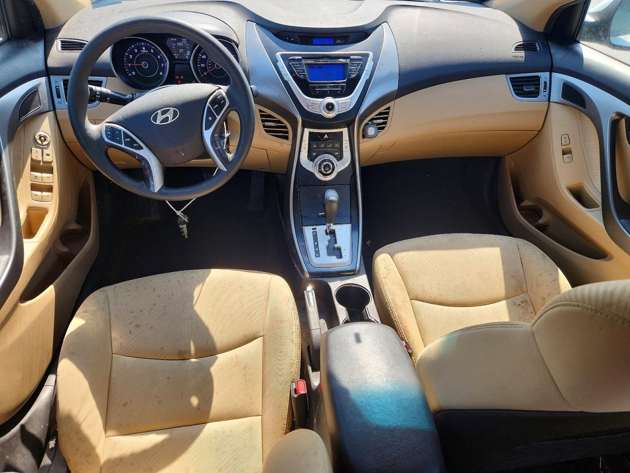 2012 Hyundai Elantra Gls Белый vin: 5NPDH4AE0CH113871