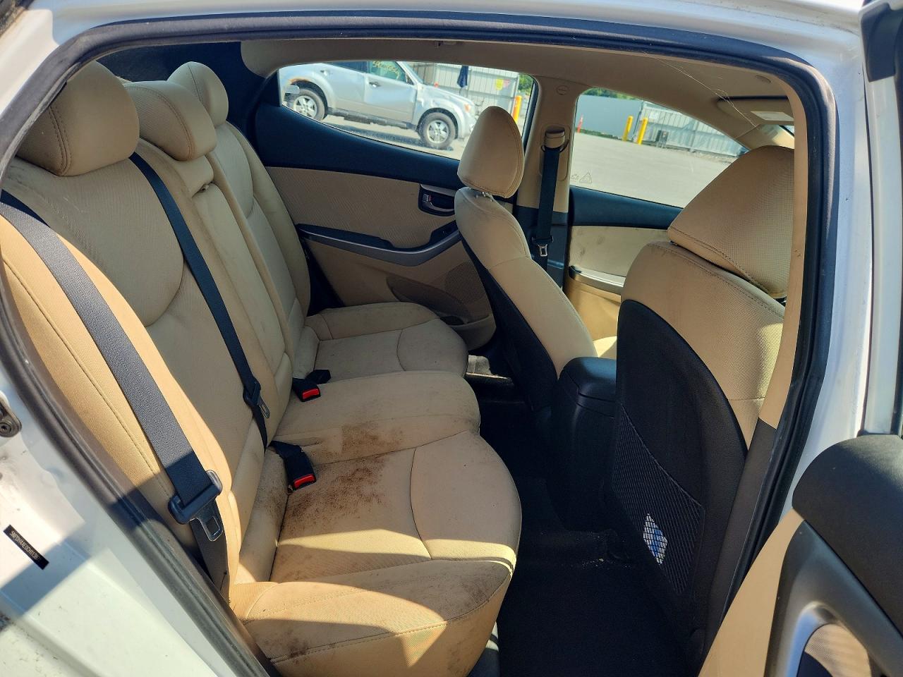 2012 Hyundai Elantra Gls Белый vin: 5NPDH4AE0CH113871