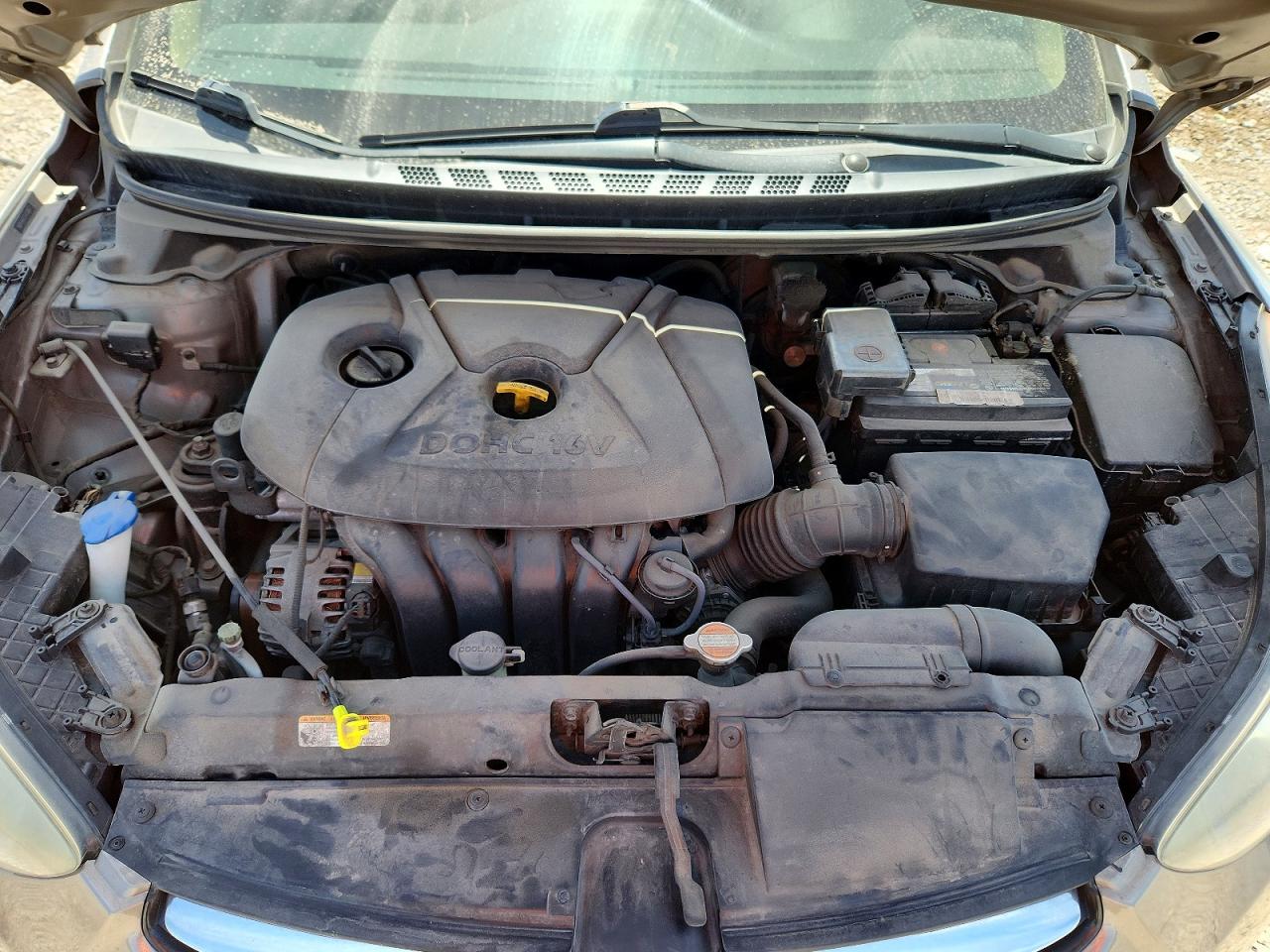 2012 Hyundai Elantra Gls Gray vin: 5NPDH4AE0CH123901