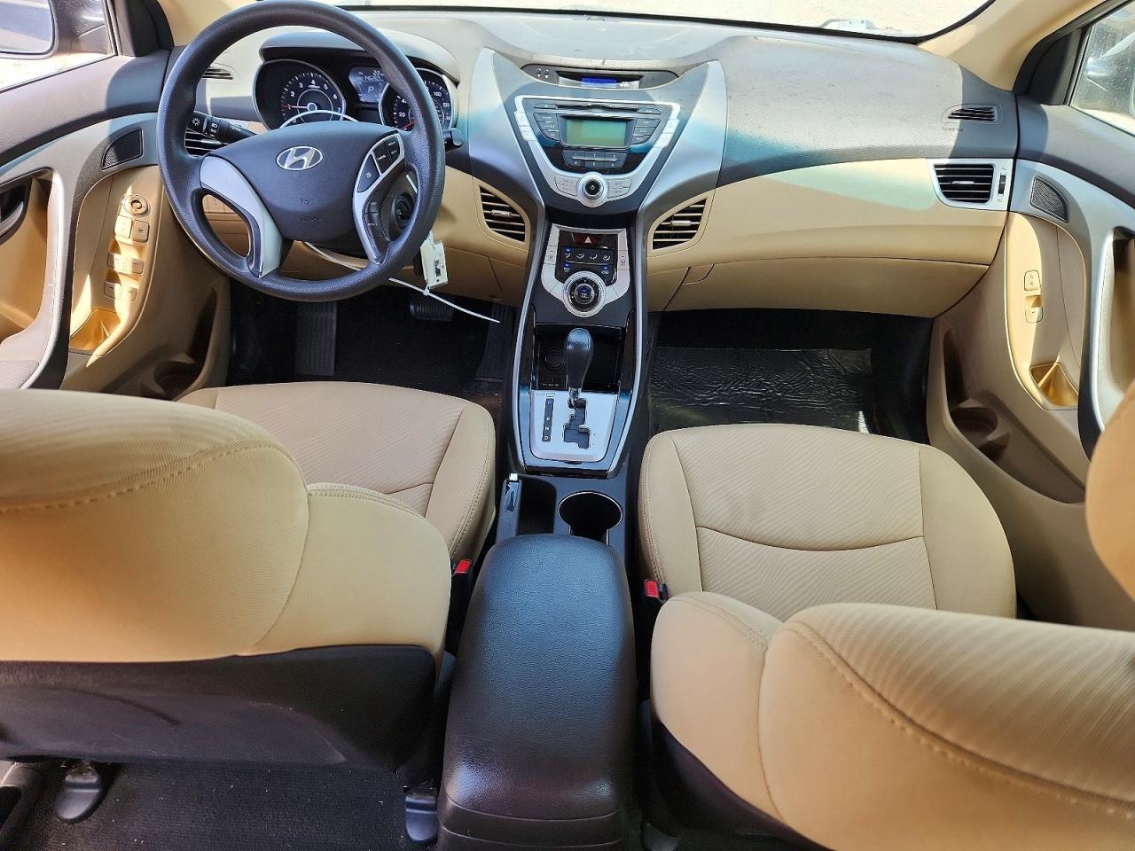 2012 Hyundai Elantra Gls Gray vin: 5NPDH4AE0CH123901