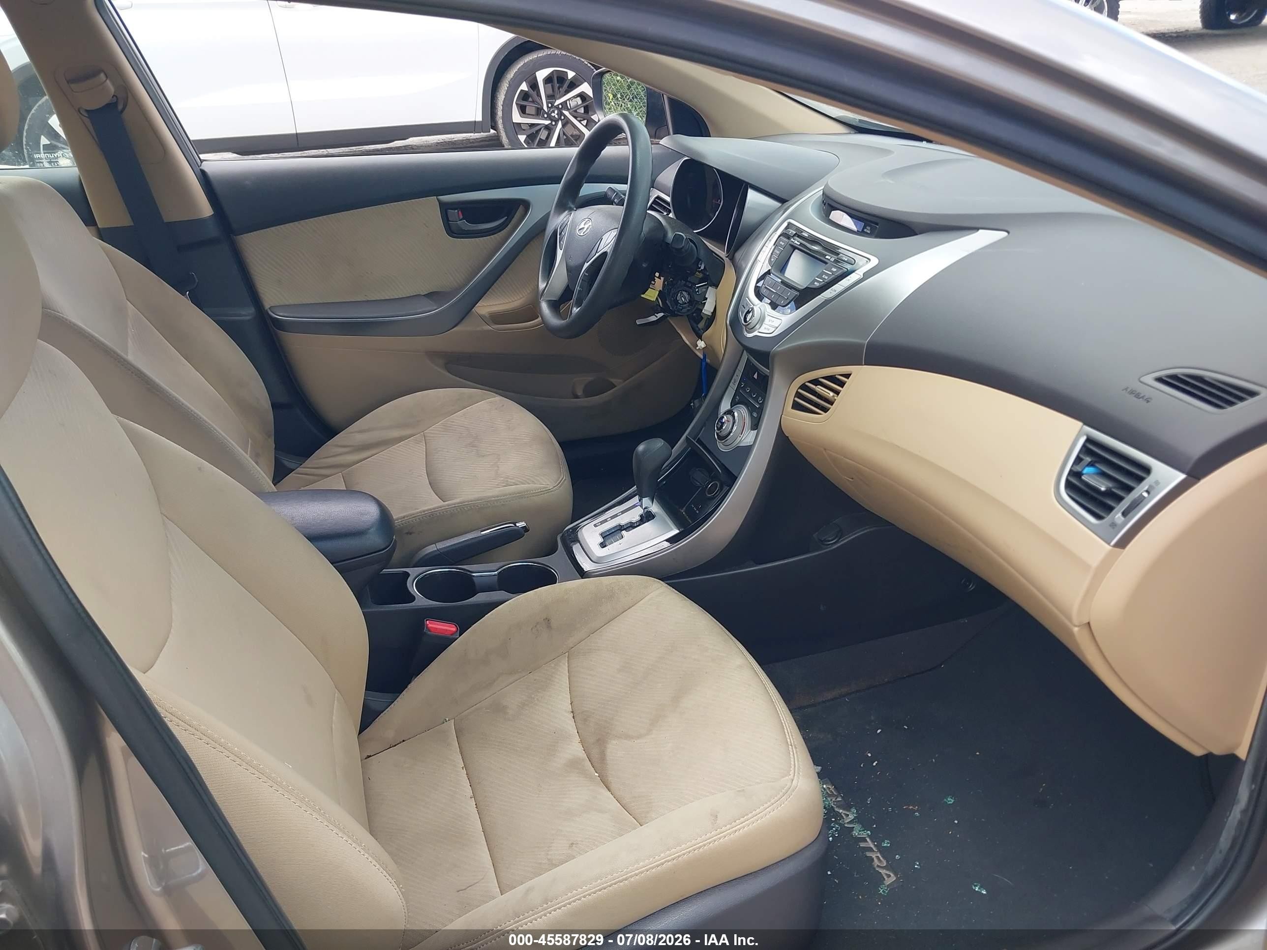2012 Hyundai Elantra Gls Gold vin: 5NPDH4AE0CH124241