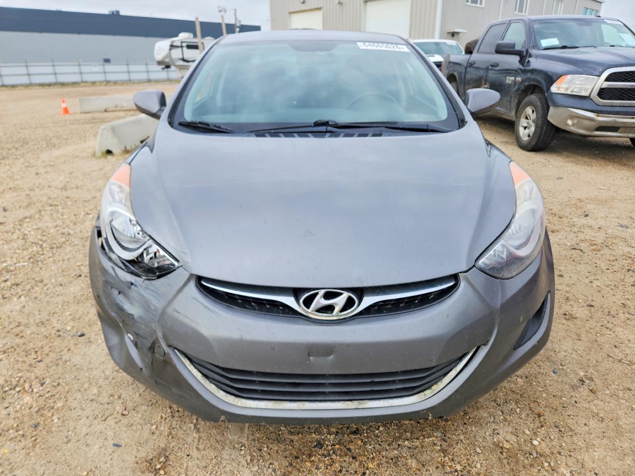 2012 Hyundai Elantra Gls Gray vin: 5NPDH4AE0CH136034