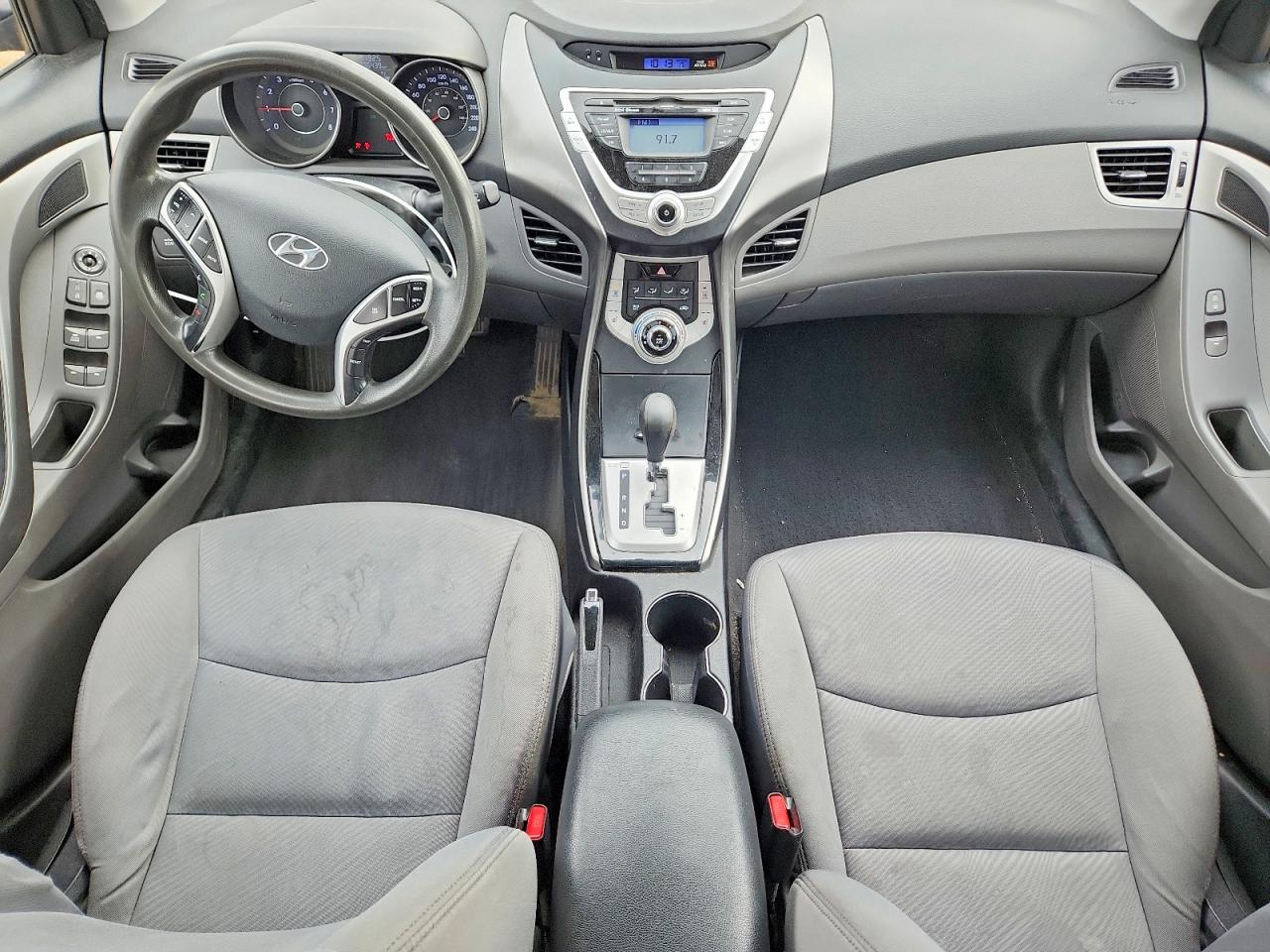 2012 Hyundai Elantra Gls Gray vin: 5NPDH4AE0CH136034