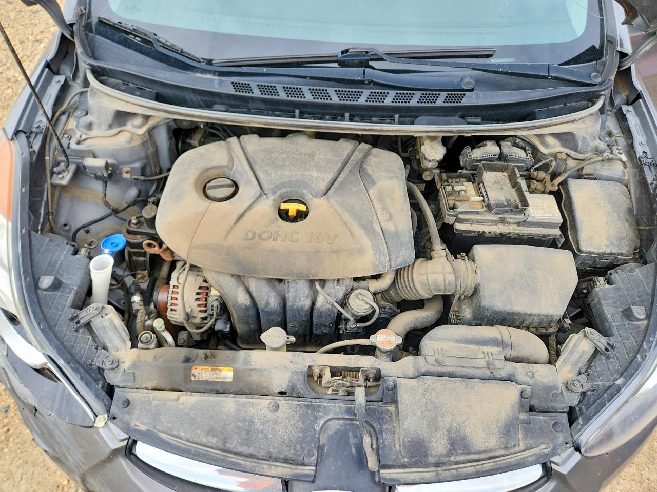2012 Hyundai Elantra Gls Gray vin: 5NPDH4AE0CH136034