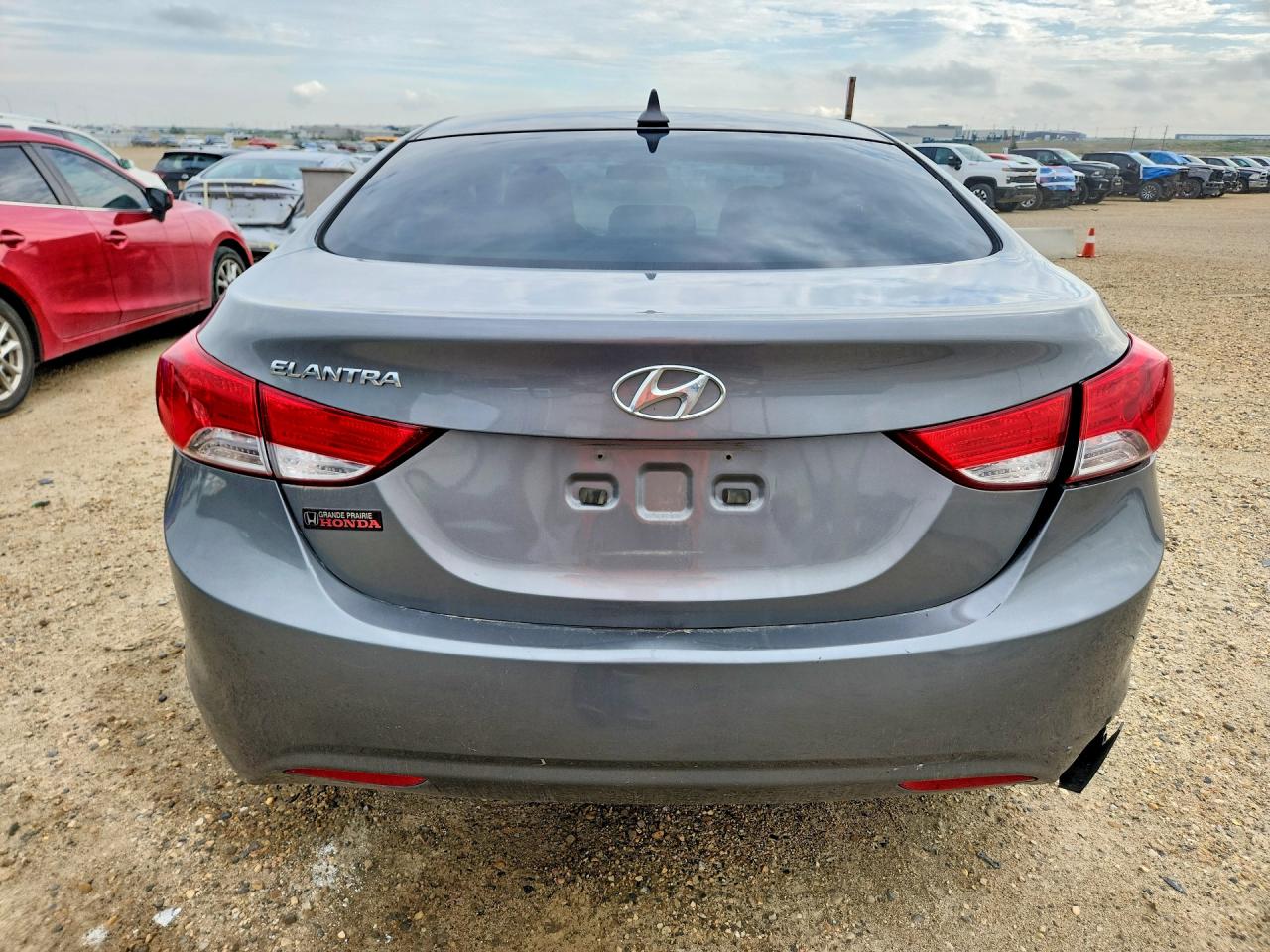 2012 Hyundai Elantra Gls Gray vin: 5NPDH4AE0CH136034