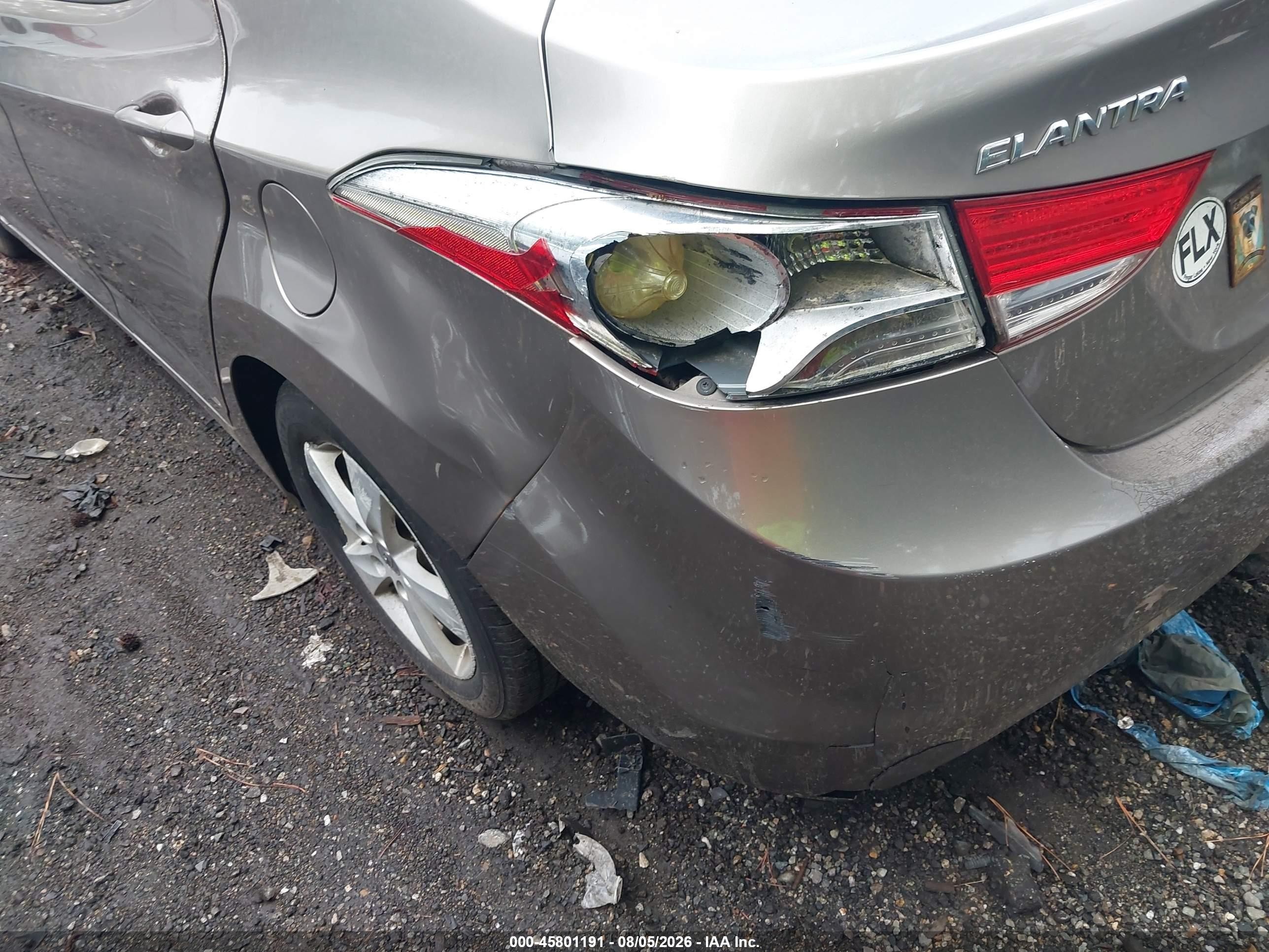 2012 Hyundai Elantra Gls Champagne vin: 5NPDH4AE0CH141234