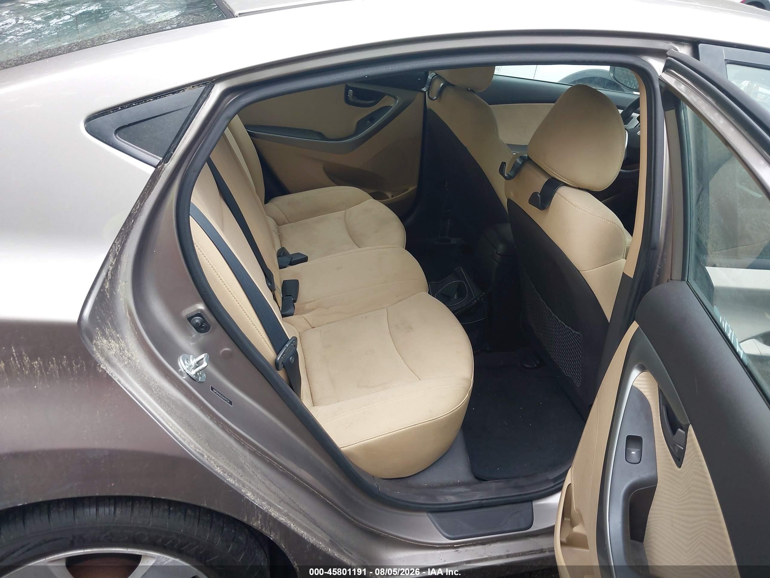 2012 Hyundai Elantra Gls Champagne vin: 5NPDH4AE0CH141234