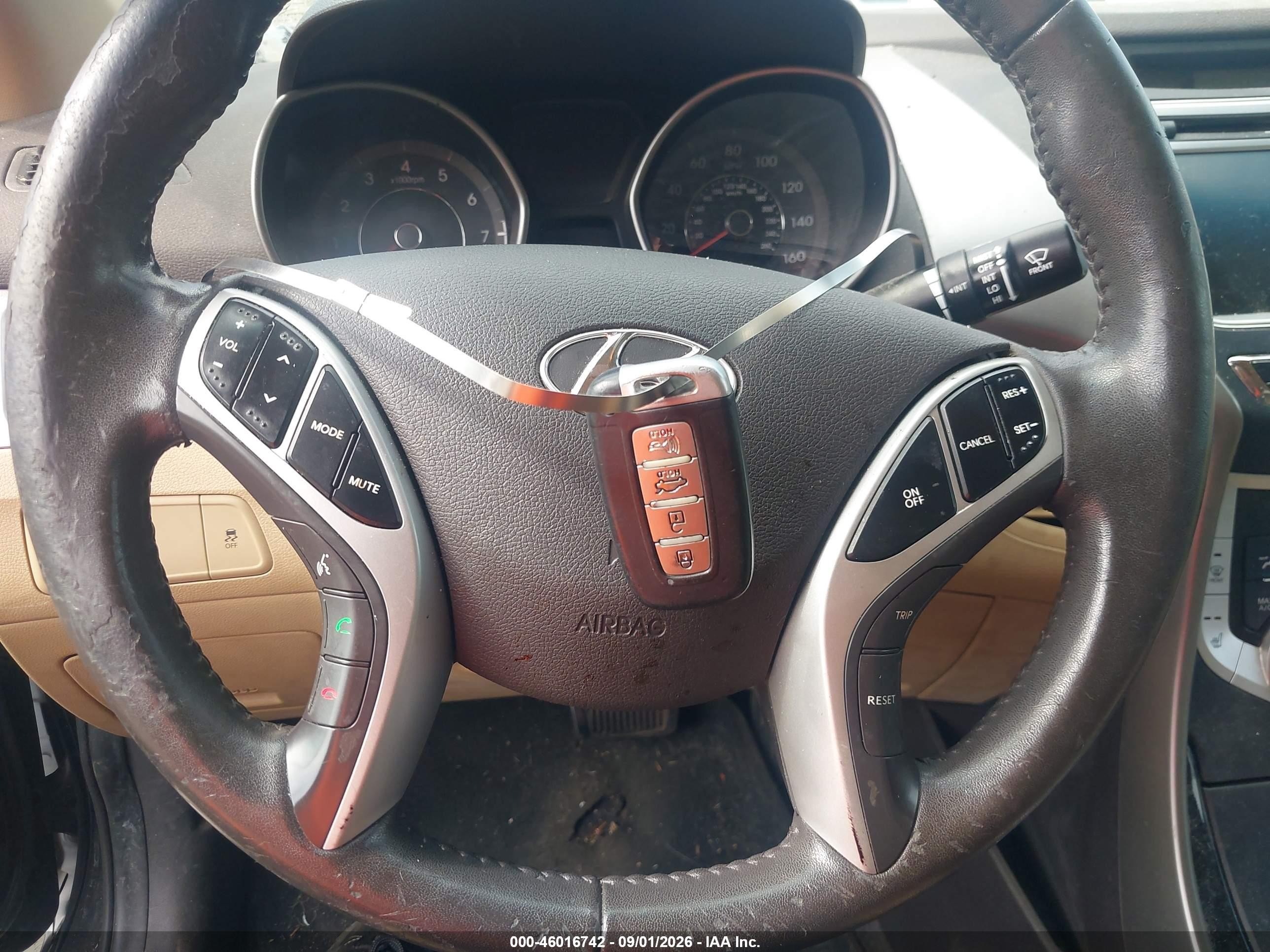 2012 Hyundai Elantra Limited Черный vin: 5NPDH4AE0CH150032