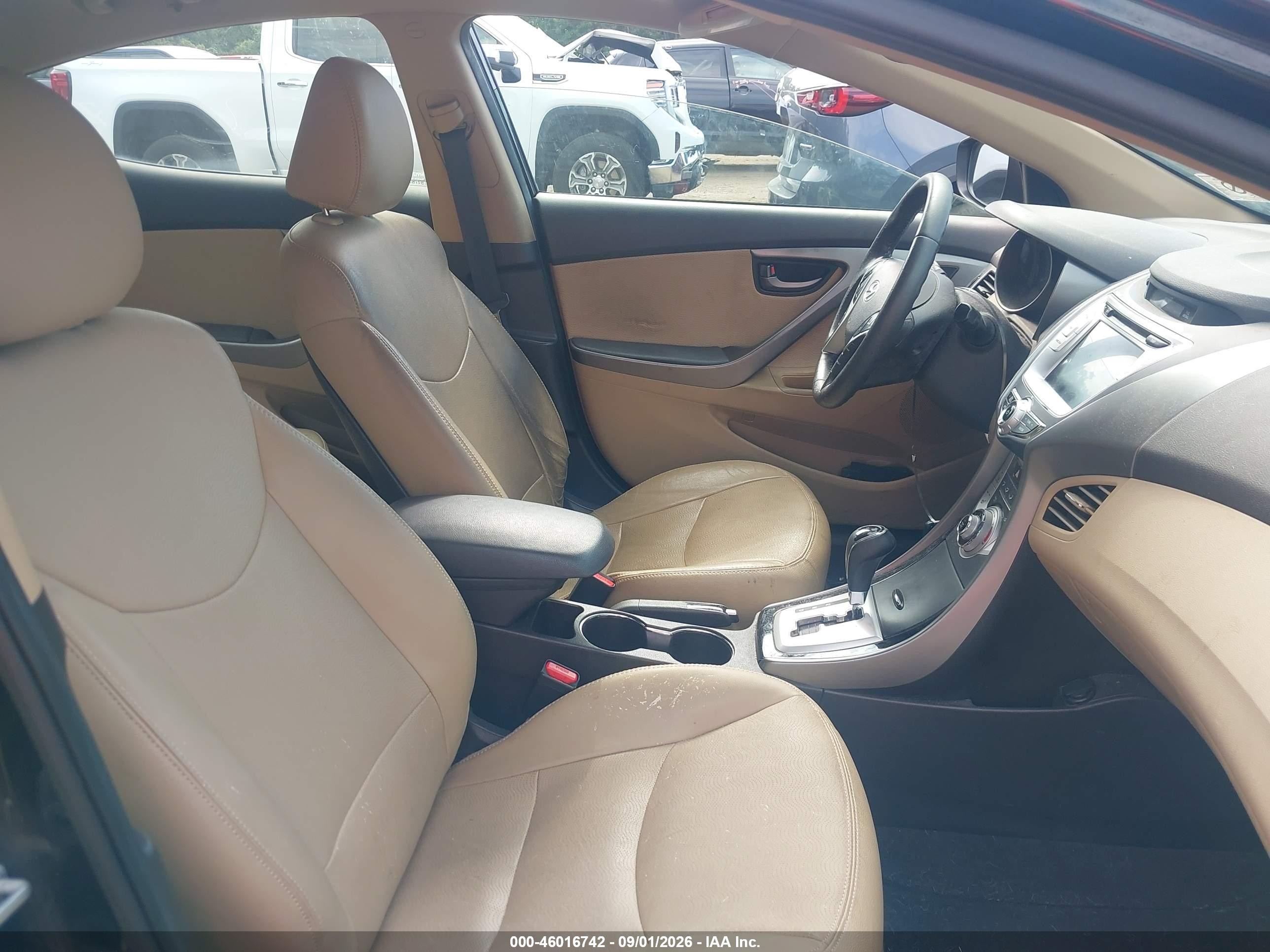 2012 Hyundai Elantra Limited Черный vin: 5NPDH4AE0CH150032