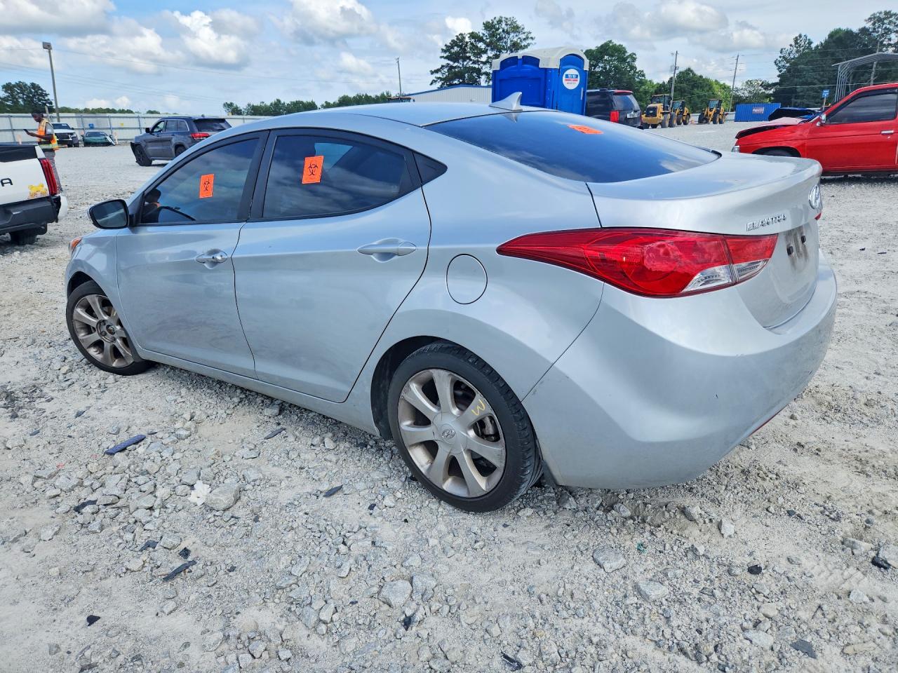 2013 Hyundai Elantra Limited Серебряный vin: 5NPDH4AE0DH169861