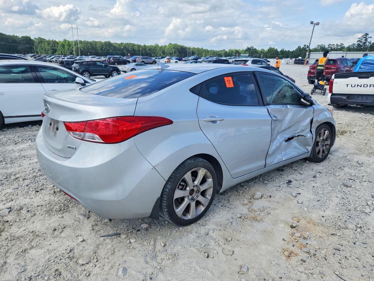 2013 Hyundai Elantra Limited Серебряный vin: 5NPDH4AE0DH169861