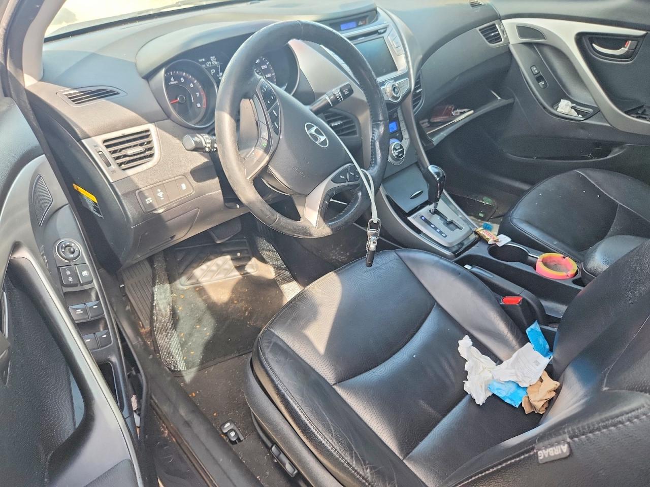 2013 Hyundai Elantra Limited Серебряный vin: 5NPDH4AE0DH169861