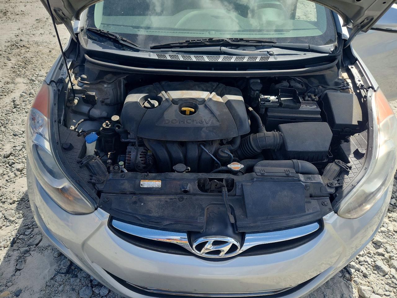 2013 Hyundai Elantra Limited Серебряный vin: 5NPDH4AE0DH169861
