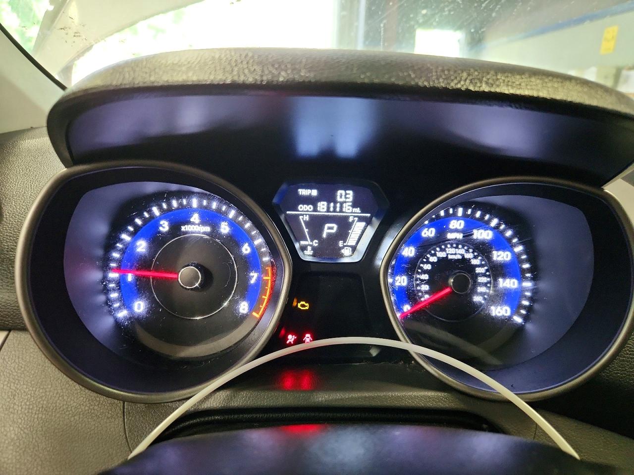 2013 Hyundai Elantra Gls Серебряный vin: 5NPDH4AE0DH173831