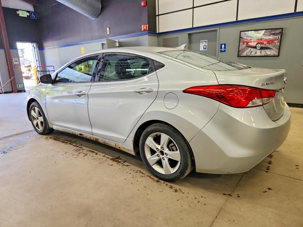 2013 Hyundai Elantra Gls Серебряный vin: 5NPDH4AE0DH173831