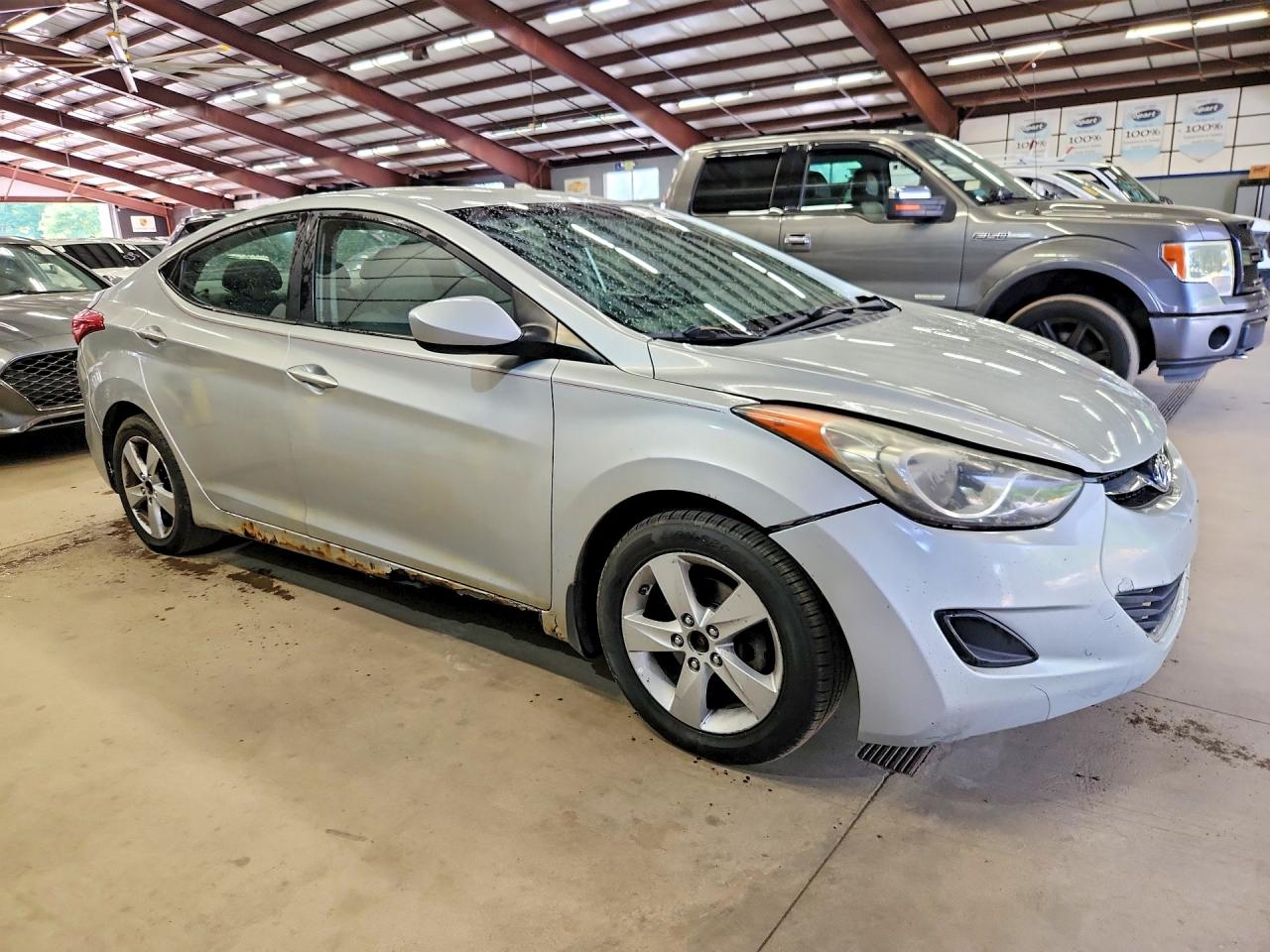 2013 Hyundai Elantra Gls Серебряный vin: 5NPDH4AE0DH173831