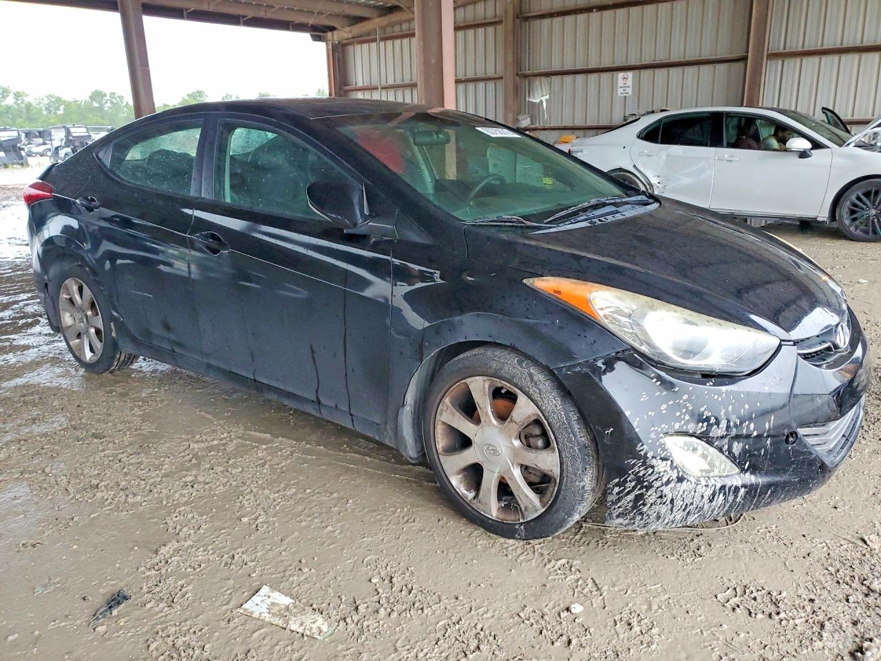 2013 Hyundai Elantra Limited Black vin: 5NPDH4AE0DH185915
