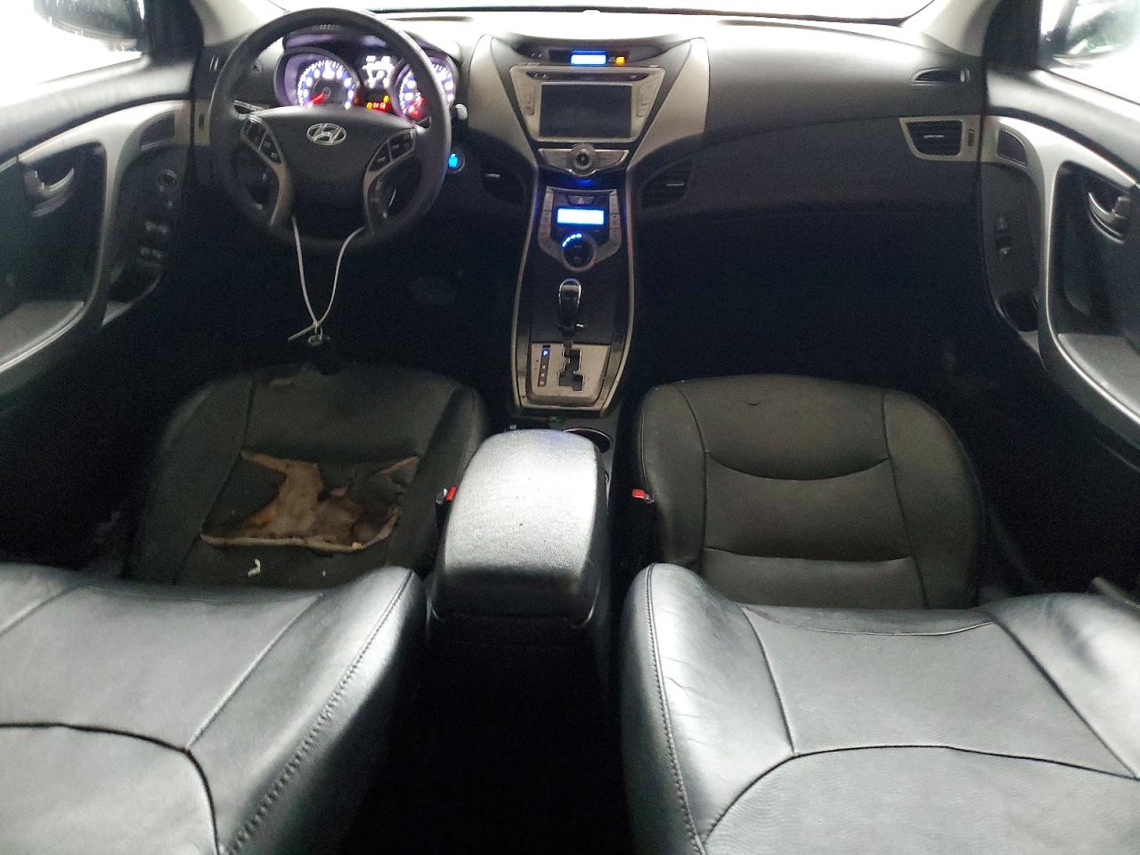2013 Hyundai Elantra Limited Black vin: 5NPDH4AE0DH185915