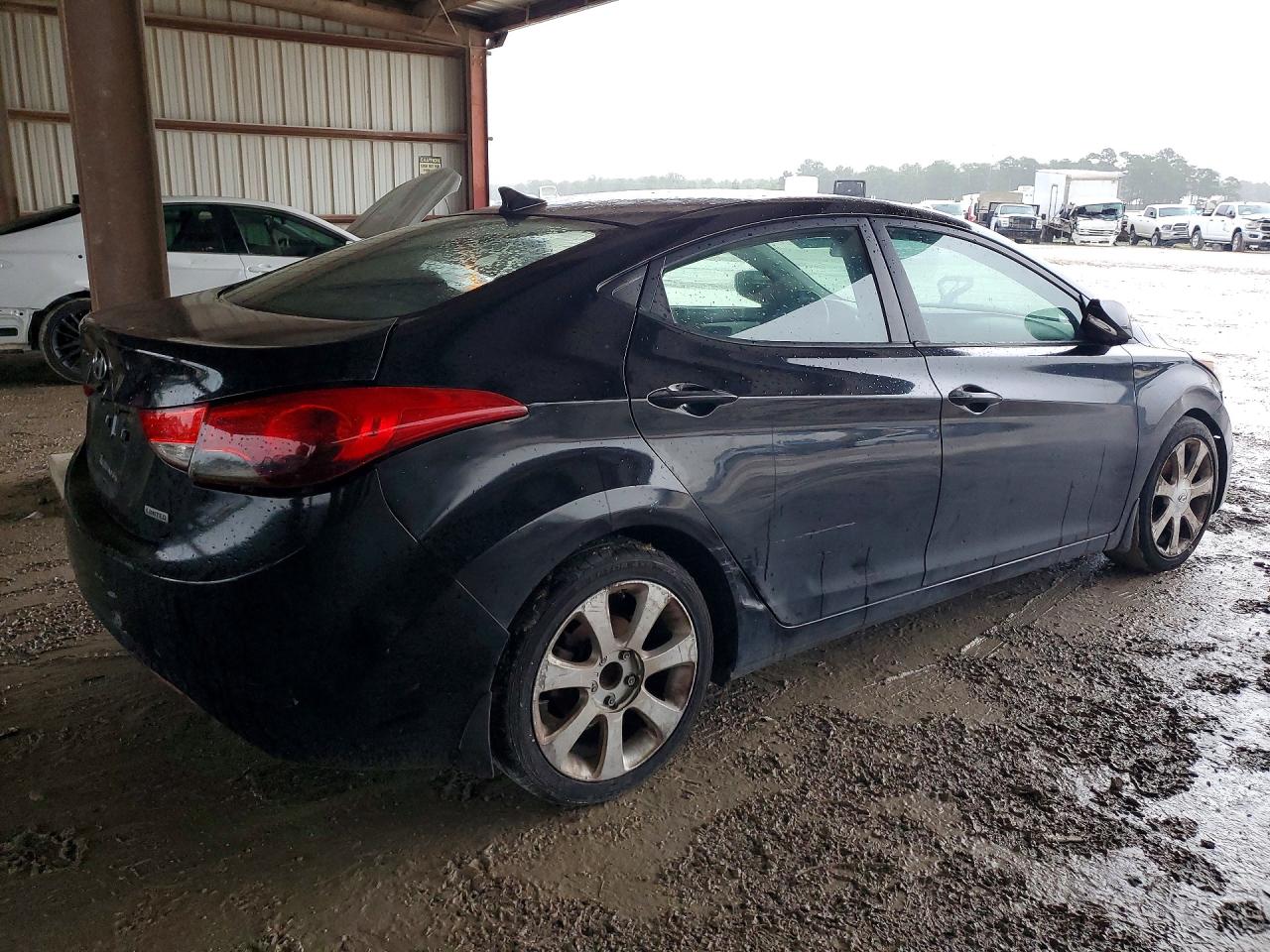 2013 Hyundai Elantra Limited Black vin: 5NPDH4AE0DH185915