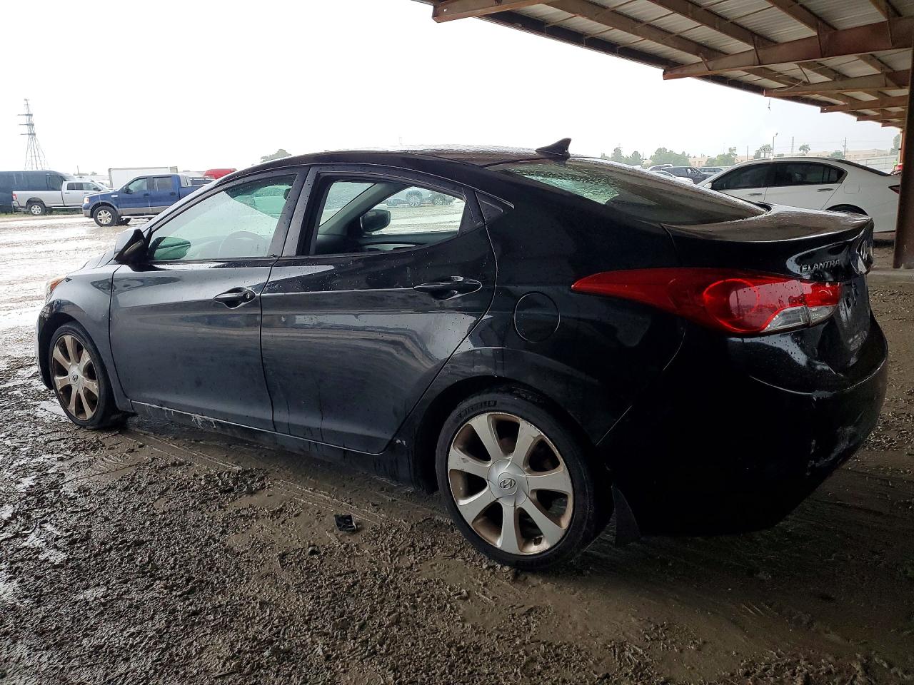 2013 Hyundai Elantra Limited Black vin: 5NPDH4AE0DH185915