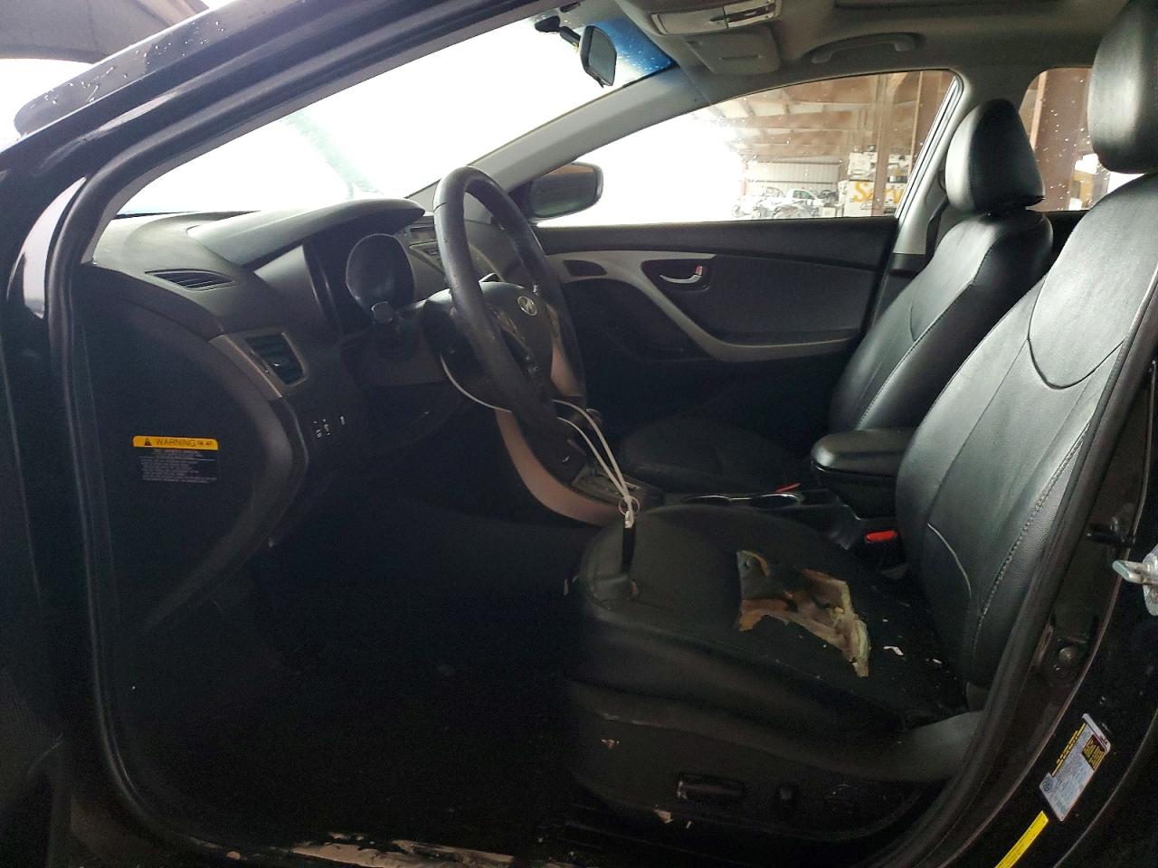 2013 Hyundai Elantra Limited Black vin: 5NPDH4AE0DH185915