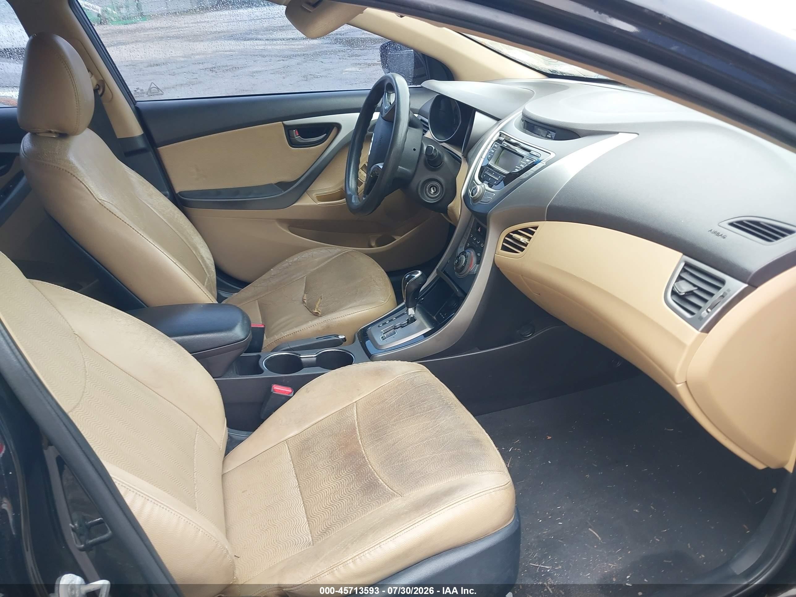 2013 Hyundai Elantra Limited Черный vin: 5NPDH4AE0DH194100