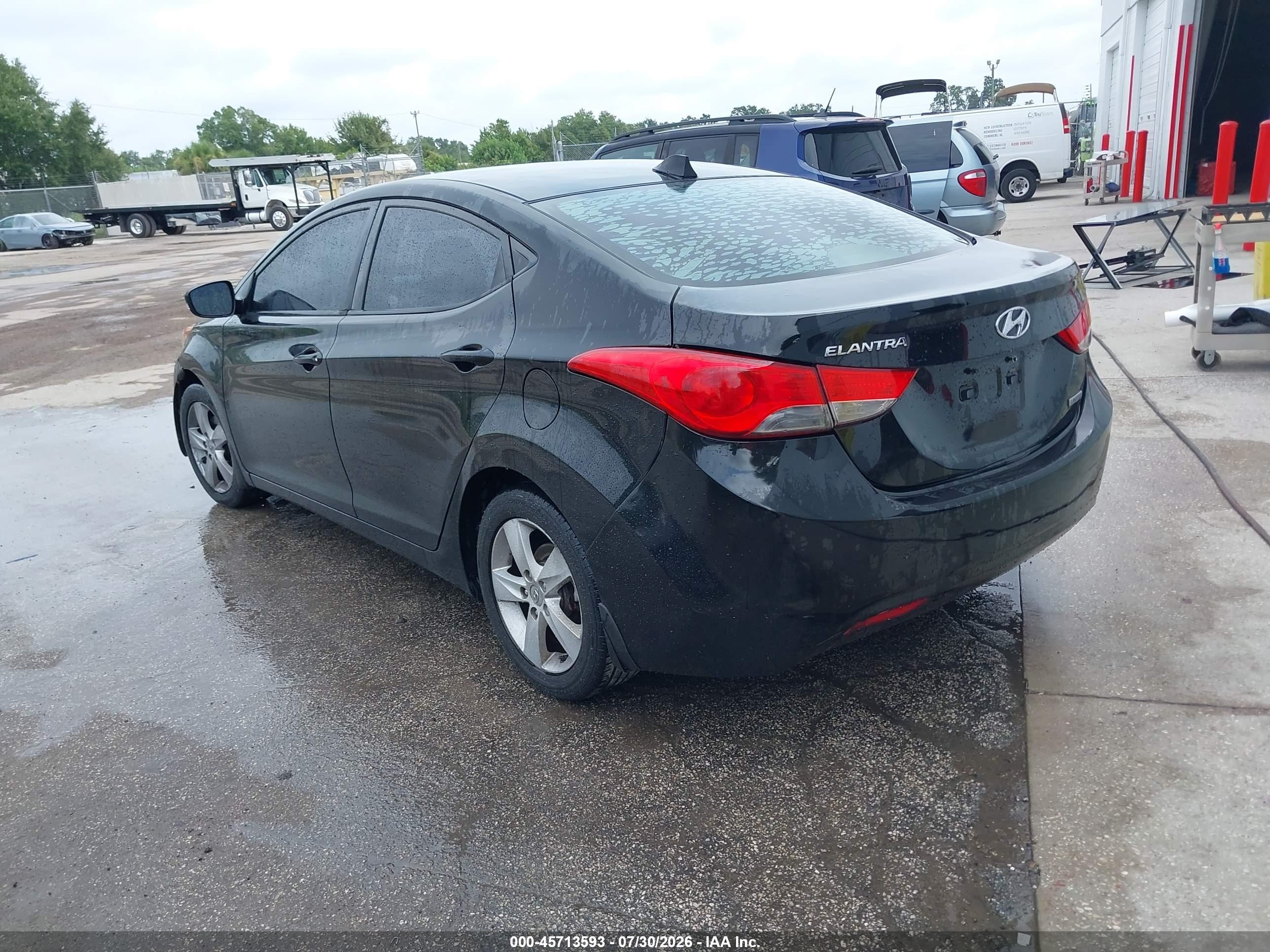 2013 Hyundai Elantra Limited Черный vin: 5NPDH4AE0DH194100