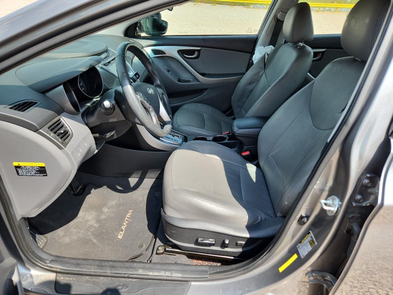 2013 Hyundai Elantra Limited Gray vin: 5NPDH4AE0DH196364