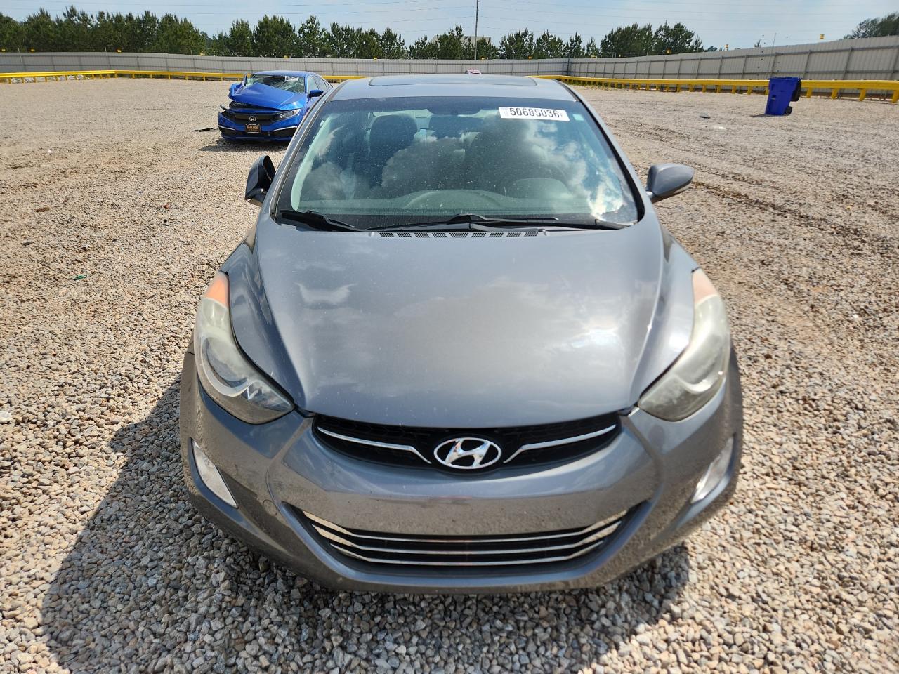 2013 Hyundai Elantra Limited Gray vin: 5NPDH4AE0DH196364