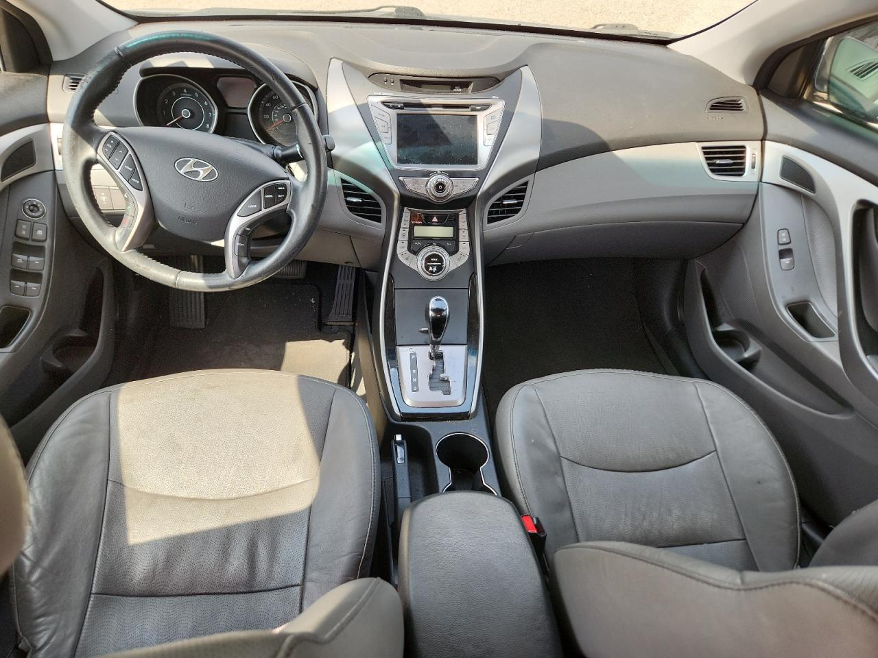 2013 Hyundai Elantra Limited Gray vin: 5NPDH4AE0DH196364