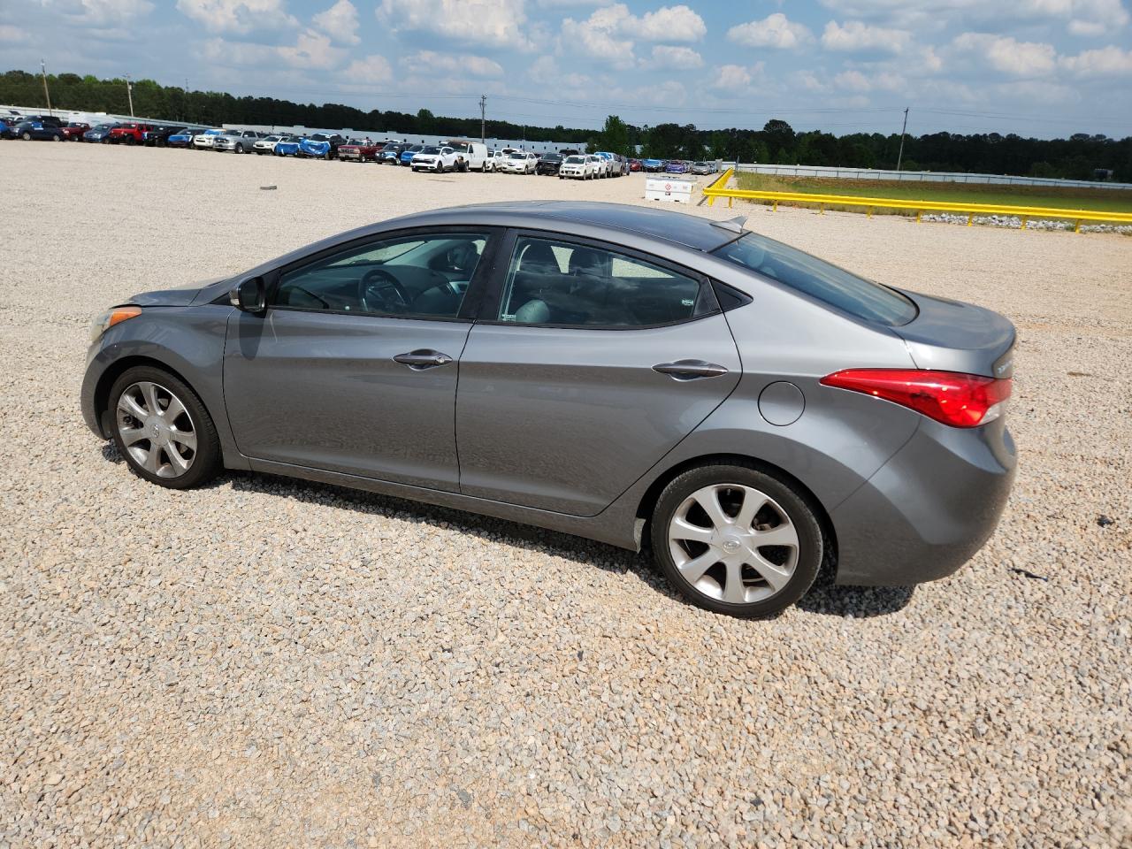 2013 Hyundai Elantra Limited Gray vin: 5NPDH4AE0DH196364
